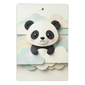 Mini Porte-bloc Bébé Panda plié | Origami mignon  (Dos)