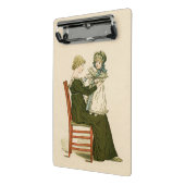 Mini Porte-bloc Bébé victorien Mère Greenaway (Angle2)