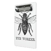 Mini Porte-bloc Bee Worker Honey Black Bumblebee (Angle2)