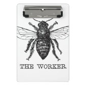Mini Porte-bloc Bee Worker Honey Black Bumblebee (Devant)