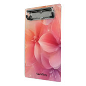 Mini Porte-bloc Belle Fleur rose romantique (Angle2)