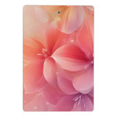 Mini Porte-bloc Belle Fleur rose romantique (Dos)