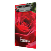 Mini Porte-bloc Belle Fleur Rose Rouge Clair Floral (Angle2)