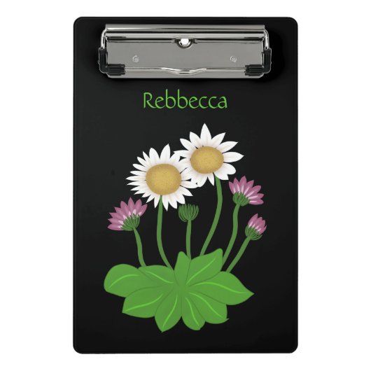 Mini Porte-bloc Belles fleurs (Devant)