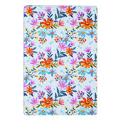 Mini Porte-bloc Belles Fleurs Et Motif Feuille (Dos)