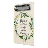 Mini Porte-bloc Béni Est Elle Qui Croyait Nom Christian (Angle2)