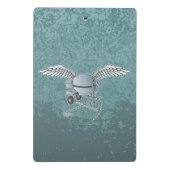 Mini Porte-bloc Béton bleu-gris (Dos)