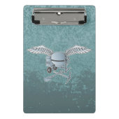 Mini Porte-bloc Béton bleu-gris (Devant)