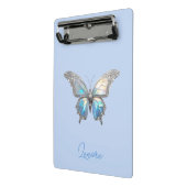 Mini Porte-bloc Bijoux papillon Opale et argent (Angle2)