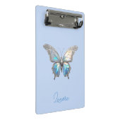 Mini Porte-bloc Bijoux papillon Opale et argent (Incliné)