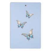 Mini Porte-bloc Bijoux papillon Opale et argent (Dos)