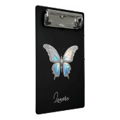 Mini Porte-bloc Bijoux papillon Opale et argent (Incliné)