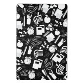 Mini Porte-bloc Black White école Fournitures Motif EnseignantÉtud (Dos)