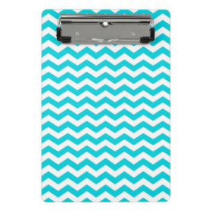 Mini Porte-bloc Blanc et motif de zigzag d'Aqua