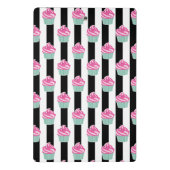 Mini Porte-bloc Bleck et Withe cool tendance, Cup Cakes (Dos)