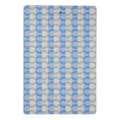 Mini Porte-bloc Bleu courant Tan de Candystripe (Dos)