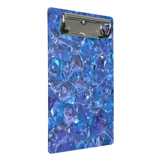 Mini Porte-bloc Bleu cristal et violet (Incliné)