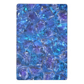 Mini Porte-bloc Bleu cristal et violet (Dos)