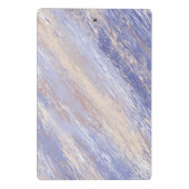 Mini Porte-bloc Bleu et beige Abstrait et embrouillé (Dos)