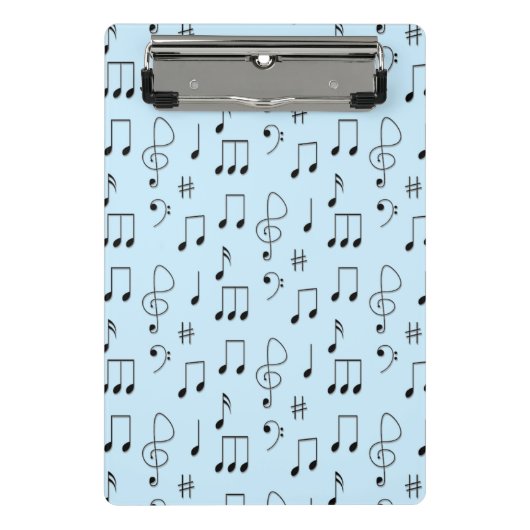 Mini Porte-bloc Bleu juste noté (Devant)