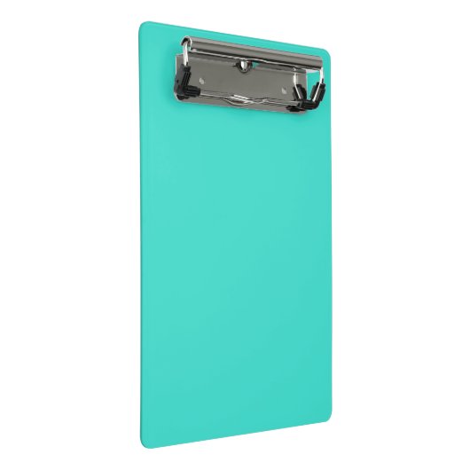 Mini Porte-bloc Bleu Turquoise solide (Incliné)