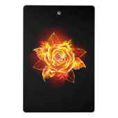 Mini Porte-bloc Blooming Fire Rose (Dos)