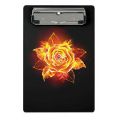 Mini Porte-bloc Blooming Fire Rose (Devant)