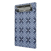 Mini Porte-bloc Blue Geometric Pattern Retro Style (Angle2)