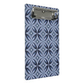 Mini Porte-bloc Blue Geometric Pattern Retro Style (Incliné)