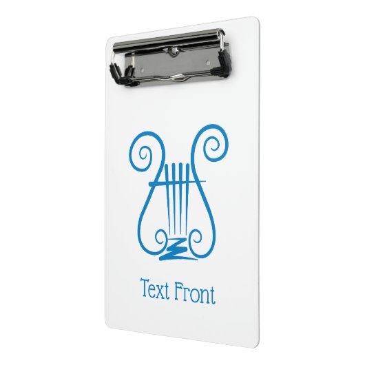 Mini Porte-bloc Blue Lyre (Angle2)