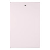 Mini Porte-bloc Blush Rose Or Monogramme Moderne Minimaliste (Dos)
