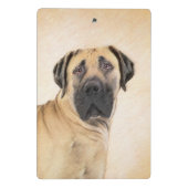 Mini Porte-bloc Boerboel Peinture - Cute Original Chien Art (Dos)