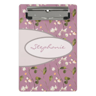 Mini Porte-bloc Boho couleurs neutres florales