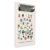 Mini Porte-bloc Boho Plant Lovers Botanical Personalized Name (Incliné)