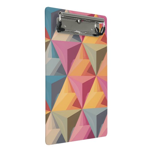 Mini Porte-bloc Bold Geometric Triangle Pattern  (Incliné)