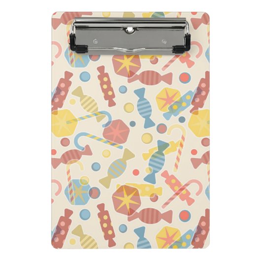 Mini Porte-bloc Bonbons et motif de sucrerie (Devant)