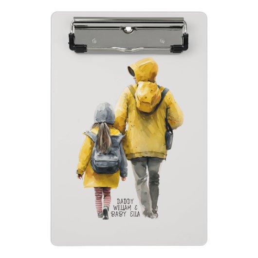 Mini Porte-bloc Bond père et fille (Devant)