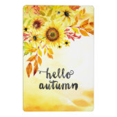 Mini Porte-bloc Bonjour automne (Dos)