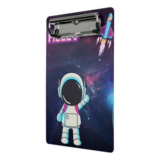 Mini Porte-bloc "Bonjour de l'espace" (Angle2)