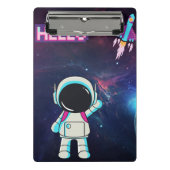 Mini Porte-bloc "Bonjour de l'espace" (Devant)