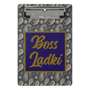 Mini Porte-bloc Boss Ladki Sud-Asiatique Boss Girl