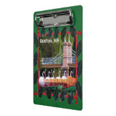 Mini Porte-bloc Boston Swan Boats - Joyeuses vacances (Angle2)