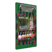 Mini Porte-bloc Boston Swan Boats - Joyeuses vacances (Incliné)