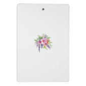 Mini Porte-bloc Bouquet floral aquarelle (Dos)