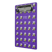 Mini Porte-bloc Bourdon Violet "Soyez Heureux" (Angle2)