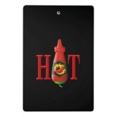 Mini Porte-bloc Bouteille de sauce chaude (Dos)