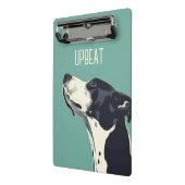 Mini Porte-bloc Boxe noire et blanche (Angle2)