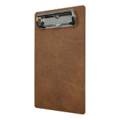 Mini Porte-bloc Brown leather (Angle2)