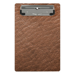 Mini Porte-bloc Brown leather
