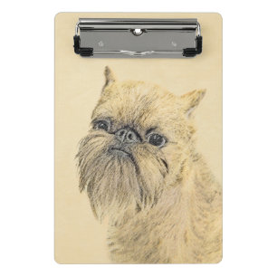 Mini Porte-bloc Bruxelles Griffon Peinture - Cute Original Chien A